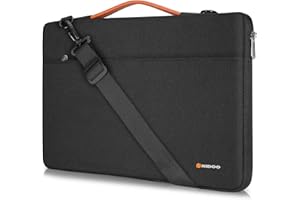 NIDOO 14 Pouces Sacoche Ordinateur Portable Imperméable Sac à Main Bandoulière Housse Protection Mallette pour 15" Surface Laptop 3 4/14" Chromebook 3/ThinkPad P14s T14 T14s L14/Chromebook Spin 514