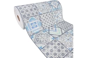 DECOMEISTER Mata łazienkowa podłogowa chodnik antypoślizgowy spienione PCW łazienka pralnia WC miękka podkładka przeciwpoślizgowa do jogi dywanik pod prysznic 65x50 cm Azteckie Wzory