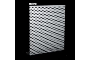 Bestell_dein_lochblech Lochbleche Alu, Stahl Verzinkt, Edelstahl 1,5mm Zuschnitt individuell auf Maß NEU günstig (RV8-12-Verzinkt-500 mm x 500 mm)