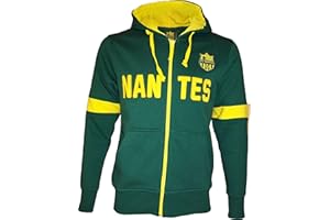 FC NANTES Veste Sweat zippé Collection Officielle Football Club Nantes Atlantique - FCNA - Taille Adulte Homme