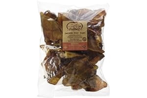 DUVO+ duvoplus, Farmz Oreilles Cochon Fumes, 100% friandise Naturel pour Les Chiens, 25 pièces, 100% Naturel, 100% Porc, Aucun Parfum, Colorant ni arôme ajouté, Complément Alimentaire pour Chiens