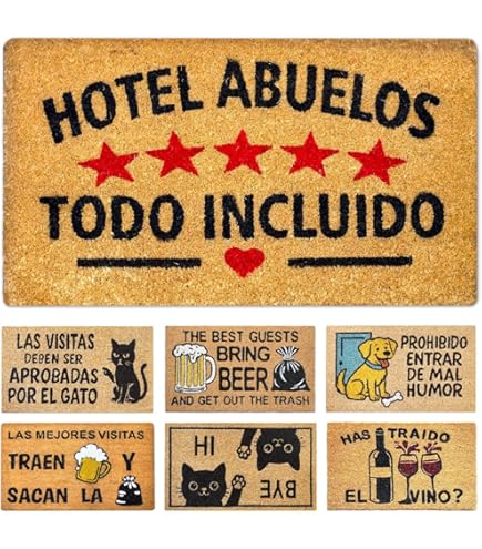 Excelsa Mandala Mediterráneo Felpudo De Entrada, Fibra De