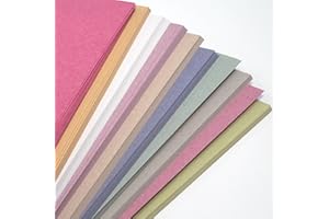 BE CREATIVE Papel de azúcar reciclado A2, colores pastel, 20 hojas grandes en 10 colores surtidos, ideal para artes y manualidades infantiles, dibujo, pintura y libros de recortes, tamaño de hoja de 60 x 42 cm