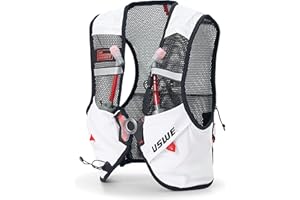 USWE Pace - Sac à dos d'hydratation pour homme et femme avec 2 x 500 ml UltraFlask, sac à dos