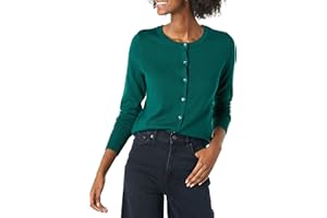 Amazon Essentials Jersey Cárdigan de Cuello a La Caja Ligero (Disponible en Tallas Grandes) Mujer