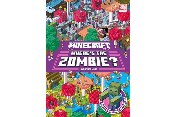 Minecraft Where’s the Zombie?: A search-and-find official Minecraft illustrated children’s book – the perfect gift for kids a
