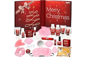 ‎BRUBAKER BRUBAKER Cosmetics XXL Beauty Adventskalender 2025 - Großer Weihnachtskalender zum Aufklappen in Buch-Form - 24 Kosmetik & Spa Überraschungen für Frauen und Mädchen - Wellness Kalender