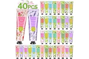 KERCAMKEL 40 Pezzi Crema Mani Riparatrice，30 ml Crema Mani Secche e Screpolate per sollievo e idratazione 24h, Trattamento Quotidiano per le Mani, Nutre e Idrata la Pelle Donando Morbidezza e Comfort