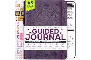 FREEDOM MASTERY Planificador de vida y objetivos de la ley de atracción, planificador de día de lujo sin fechas, diario de gratitud personal, planificador de éxito de la semana, tablero de visión + pegatinas