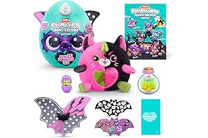 Rainbocorns ZURU Monstercorn Surprise di ZURU Scatola da scoprire con peluche, Regali di mostri fantasy per bambine, gioco di fantasia con accessori da indossare, slime (Cat)