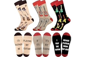 Belloxis Mens Socks 9-11 Multipack Funny Funky Fun Socks Calf Socks Dress Cotton Socks Gifts for Dad Gifts for Him