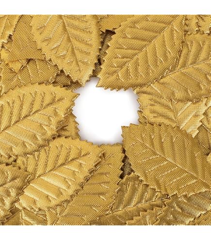 200 Pezzi Foglie Artificiali, Squisite Foglie Verdi Finte Foglie Decorative Per L'artigianato, Scrapbooking, Composizioni Floreali Fai Da Te