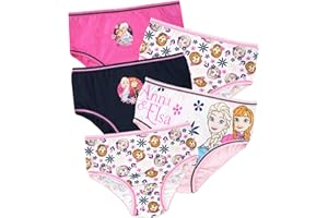 Disney Culotte Fille | Slip Frozen Paquet de 5 | Anna & Elsa