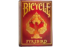 Bicycle Fyrebird, Mazzo di Carte da Collezione Unisex Bambini, colorato, único