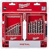 Milwaukee Thunderweb DIN338 Drill Bit Set 19 Pieces
