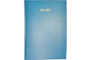 ARTH 2024-2025 Academic Diary A4 Day to a Page DAP Appointment Mid Year Planner- SKY BLUE