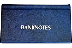 Album Billets Collector 20 Pages 11x19cm (Bleu)