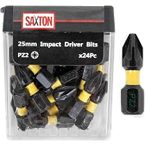 HEIFIX Impact Screwdriver Bit Set - PZ2, PH2 Bits In TicTac Box For Drills & Impact Drivers