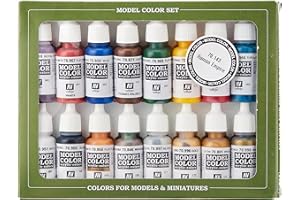 Vallejo Model Color Imperial Rome Lot de 16 peintures acryliques Couleurs assorties