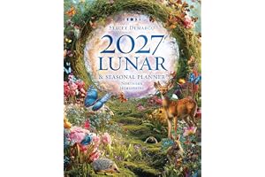 2027 Lunar and Seasonal Planner Calendar - Northern Hemisphere