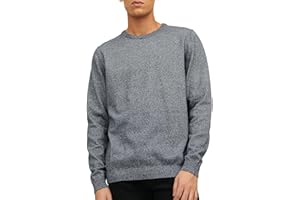 JACK & JONES Male Strickpullover Einfarbig Strickpullover