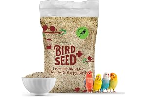 Egardenkart, Premium Bird Food for Budgies - 1 Kg | Bird Seed for Small Birds and Wild Birds | Wholesome Birds Food Blend for Health and Happiness (1kg)