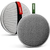 ZOMCHI Large Body Scrub Sponge, Double Texture Soft and Rough | Round Bath Sponges for Shower and Body, Exfoliating Sponge, R