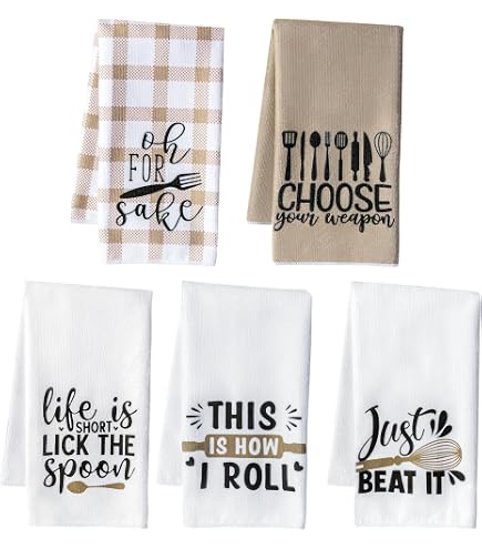 Horse Kitchen Towels Set Of 6 – Funny Farmhouse Western Tea Towels For Horse Lovers - View #10