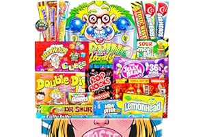 ‎CANDY & BAR Mix USA Süßigkeiten Box | 20 Stück süße & saure American Sweets | Weihnachts-Süßigkeiten Geschenkidee mit US-Vibes | Candybox | Candy & Bar®