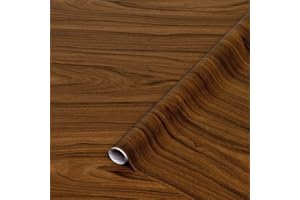 d-c-fix Pellicola Adesiva per mobili noce medio legno PVC plastica vinile impermeabile decorativa per cucina, armadio, porta carta rivestimento 45 cm x 2 m