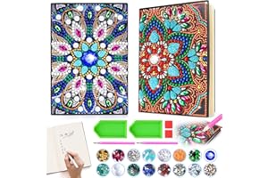 PEAROFT Regalo Bambina 6 7 8 9 Anni Femmina, Diamond Painting Bambini Diario Segreto Bambina 5 10 11 12 Anni Idea Regali Compleanno Giochi Bimba Kit Lavoretti Creativi Bambini Giocattoli Mosaico Set Pittura