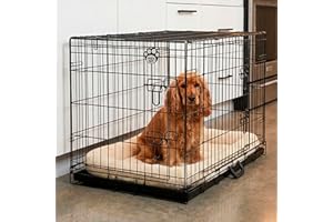 Cozy Pet Metal Tray Dog Cage 36" Black 92cm Long Metal Tray Folding Puppy Crate Cat Carrier Dog Crate DC36B.