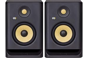 KRK Rokit 5 G4 12,7 cm (5 Zoll) 2-Wege-Aktiv-Studio-Monitor (Paar), Schwarz