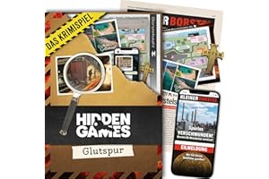 Hidden Games - Glutspur - Deutsch - Realistisches Krimispiel, spannendes Detektivspiel, Escape Room Spiel