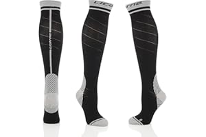 Licorne Bike Calze A Compressione per Trombosi, per Lo Sport Corsa di Volo Viaggi Escursionismo Ciclismo, Migliora La Circolazione Sanguigna per Unisex