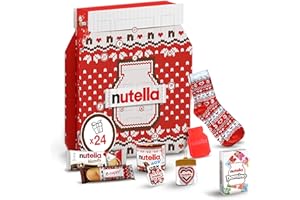 Nutella Calendario de Adviento relleno con productos Ferrero Nutella, 528g