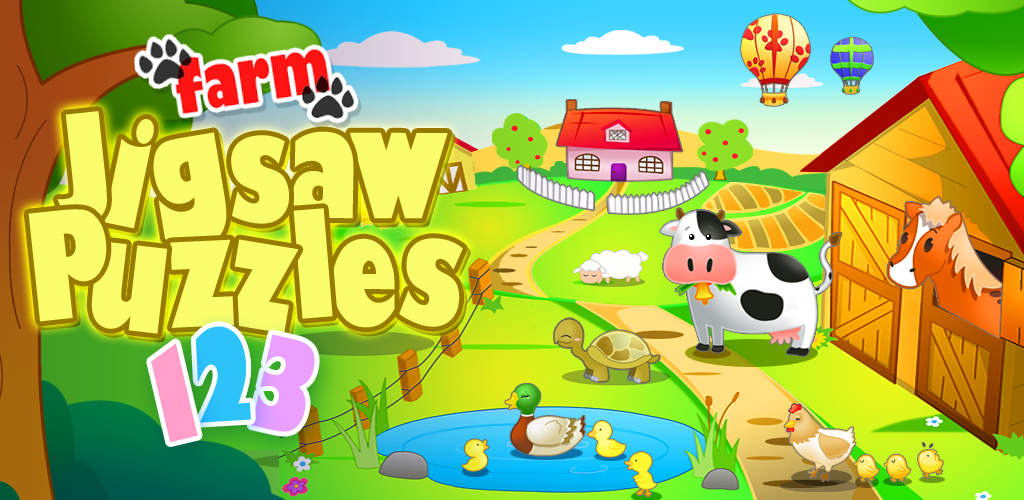 Farm Jigsaw Puzzles 123 Free Fun Learning Puzzle Game for Kids Amazon.co.uk Apps & Games