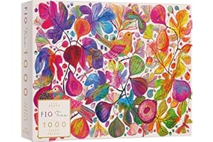 Elena Essex Puzzles 1000 Pieces pour Adultes – Figuier | Puzzle | Puzzles pour Adultes 1000 | Puzzle d'oiseau Floral coloré | Puzzles de 1000 pièces Taille 68x49cm