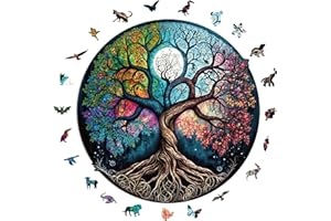 LMAZG Wooden Puzzles for Adults, 200 pcs Wooden Jigsaw Puzzles for Adults, Adults And Children Animal Shaped Unique Puzzle, Jigsaw Puzzle for Kids 12+ and Adults, Wooden Puzzles for Home Decoration