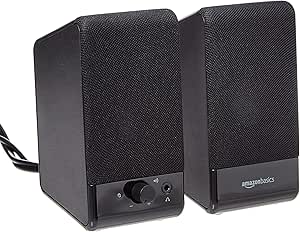 Amazon Basics Computer Speakers for Desktop or Laptop PC | USB-Powered ...
