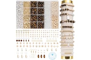 LEUYUEE Perline Per Braccialetti Kit Fai Da Te Kit per la creazione di gioielli pietre preziose naturali per Gioielli Braccialetti Collane Orecchini