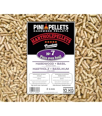 BURNHARD Pellets In Legno Hickory 10kg - Pellet In Ciliegio Per Forni Da Pizza - Foto 5