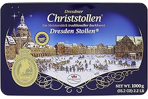 Dr. Quendt Dresdner Christstollen Dose, 1er Pack (1 x 1 kg)