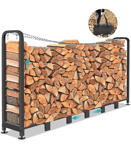 Cesto Porta Legna In Vimini Ovale – Con Manico, Dimensioni 60x40x31/42h Cm, Design Naturale Per Soggiorno O Camino
