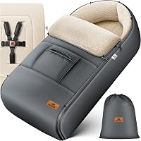 AltaBeBe Winterfußsack Active Für Kinderwagen - Winddicht & Wassserabweisend (Schwarz)