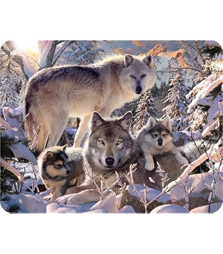 Calamita 3D LiveLife - Amici della Giungla di Deluxebase. Calamita da Frigorifero 3D Lenticolare con Animali Selvatici. Decorazioni magnetiche per bambini e adulti con opera d'arte di Tami Alba