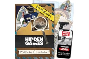 Hidden Games Scena del crimine - Traversata mortale - Tedesco - Gioco realistico di crimine, emozionante gioco di detective, Escape Room