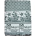 Nilam Collection Solapur Chaddar Single Bed Cotton Blanket Full Size 5x7.5 feet Green Colour