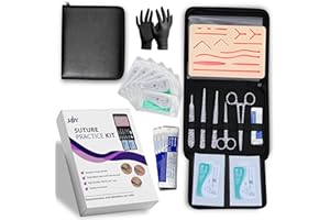 MJW Durable Silicon Suture Practice kit - Skin Suture Pad for Veterinary Students and Nurses