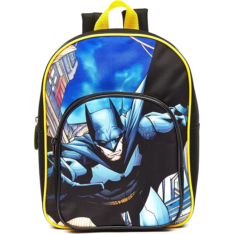 Safta BATMAN PREESCOAR - Sac à Dos De Crèche, Adaptable Au Chariot, Avec Poche, Nettoyage Facile, Idéal Pour Les Enfants De Différents âges, Confortable Et Polyvalent, Qualité Et Résistance, 22 X 10